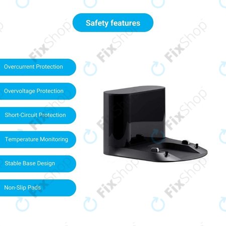 Xiaomi Roborock S5, S5 Max, S6 Pure, S6 MaxV, S7, S7 MaxV, S8, Q7, Q7 Max - Nabíjecí dok (Černý)