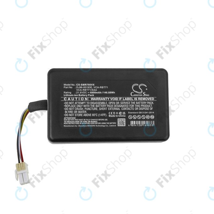 Samsung PowerBot R7040 - Baterie DJ96-00193E, VCA-RBT71 Li-Ion 21.6V 6800mAh HQ