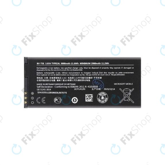 Microsoft Lumia 950/950 LTE, 950 Dual - Baterie BV-T5E 3000mAh