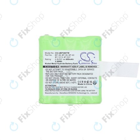 Baterie pro Uniden Gmr1048-2ck, 600mAh, Ni-MH, 4.8V, 21-1926, HQ