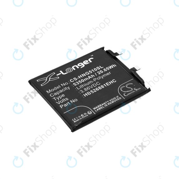 Baterie pro Honor Magic 5 Pro, 5350mAh, Li-Pol, 3.86V, HB526881EHC, HQ