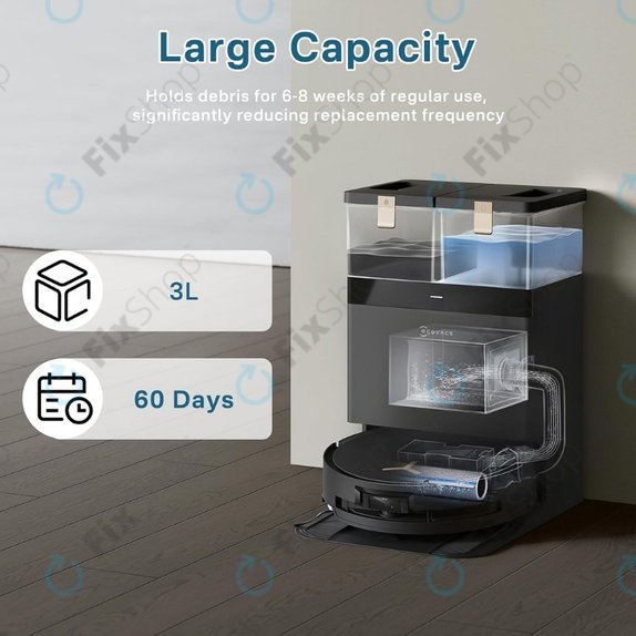 Sáček do vysavače, 4 ks pro Ecovacs Deebot T30c, T50-series, T80-series, X8-series, X9 Pro-series