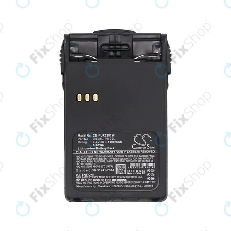Baterie pro ADI AT-46, Baojie BJUV22, Huntec HT-3688, 1200mAh, Li-Ion, 7.4V, LB-38L, HQ