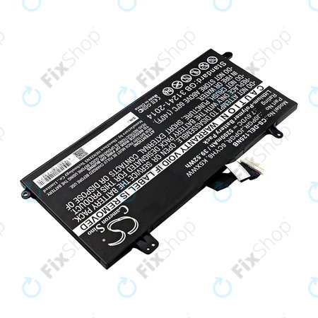 Baterie pro Dell Latitude 5290, Latitude 12 5285, 5200mAh, Li-Pol, 7.6V, J0PGR, HQ