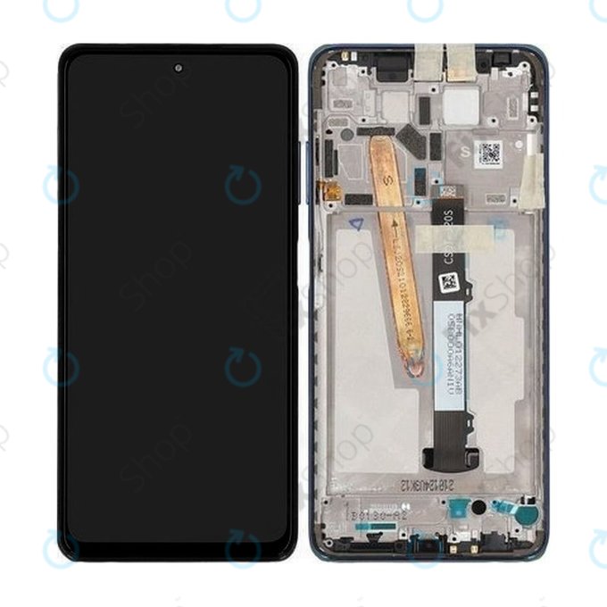 Xiaomi Poco X3 Pro - LCD Displej + Dotykové Sklo + Rám (Frost Blue) - 560003J20S00 Genuine Service Pack