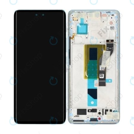 Xiaomi 13 Lite - LCD Displej + Dotykové Sklo + Rám (Lite Blue) - 5600040L9S00 Genuine Service Pack
