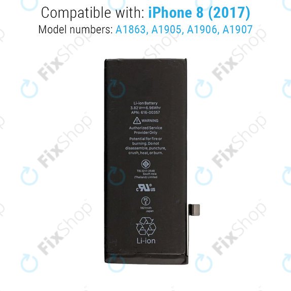 Apple iPhone 8 - Baterie 1821mAh
