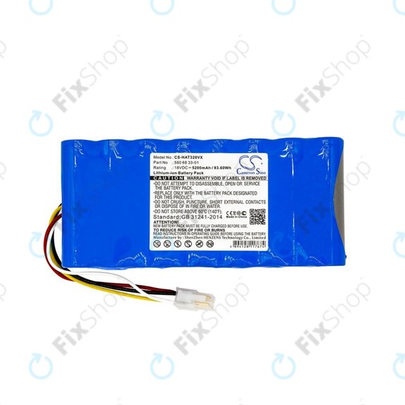 Husqvarna Automower 300-series, 400-series, 500-series - Baterie 580 68 33-01/02/03, 588 14 64-01/02, 589 58 52-01/02, 589 58 57-01 5200mAh HQ
