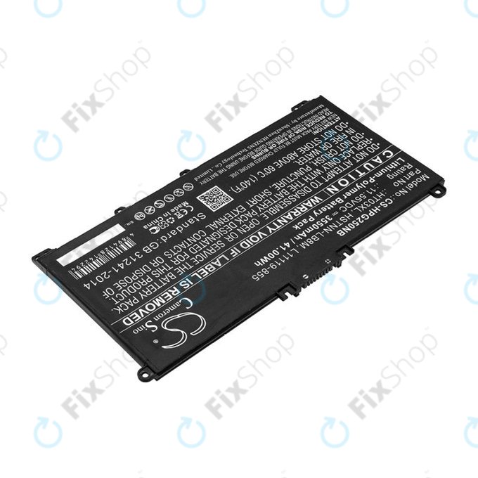 Baterie pro HP Pavilion 14, 15, 17, 3550mAh, Li-Pol, 11.55V, HT03XL, HQ