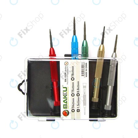 Baku BK-5530 - Sada Šroubováků na Servis Notebooků (5ks)