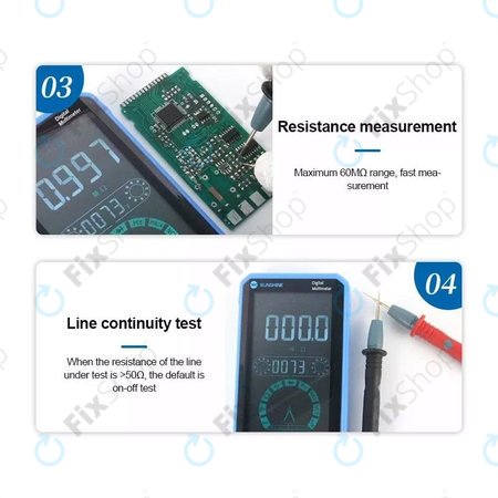 Sunshine DT-21N - Dotykový Multimetr