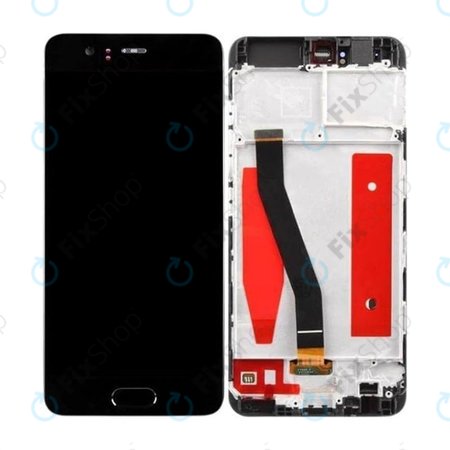Huawei P10 - LCD Displej + Dotykové Sklo + Rám (Black) TFT