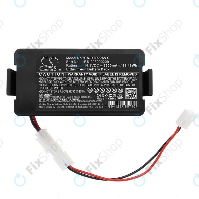 Rowenta RR7774, RR7755, Tefal RG7765 - Baterie RS-2230002091 Li-Ion 14.8V 2600mAh HQ