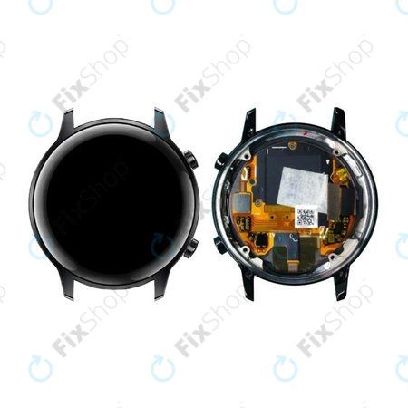 Huawei Honor Watch Magic 2 42mm - LCD Displej + Dotykové Sklo + Rám (Charcoal Black) - 02353LBK Genuine Service Pack