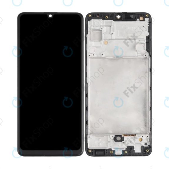 Samsung Galaxy A32 4G A325F - LCD Displej + Dotykové Sklo + Rám (Black) OLED