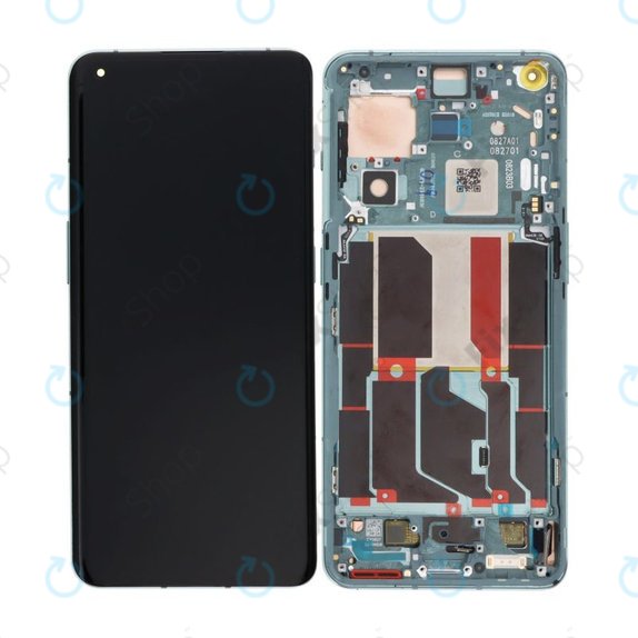 OnePlus 10 Pro NE2210 NE221 - LCD Displej + Dotykové Sklo + Rám (Emerald Forest) OLED