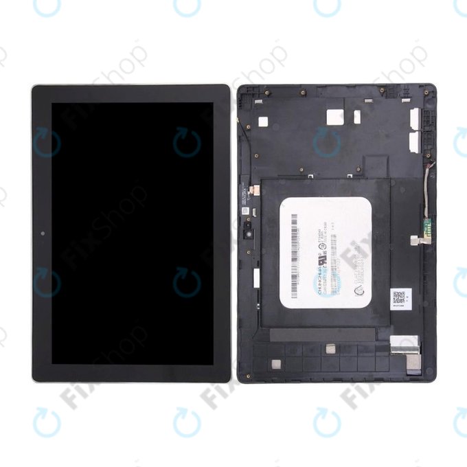 Asus ZenPad 10 Z300C, Z300CT, Z300CX, ZD300C - LCD Displej + Dotykové Sklo + Rám (Black) - 90NP0222-R20010 Genuine Service Pack