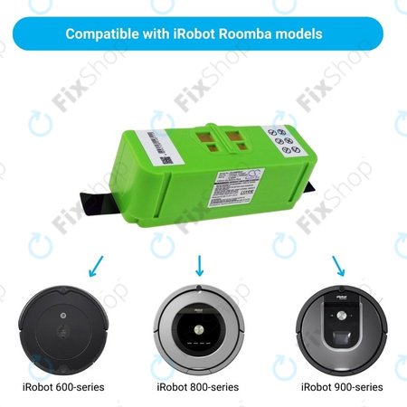iRobot Roomba 600, 800, 900-series - Baterie 4502233, 4374392, 2130LI Li-Ion 14.4V 5200mAh HQ