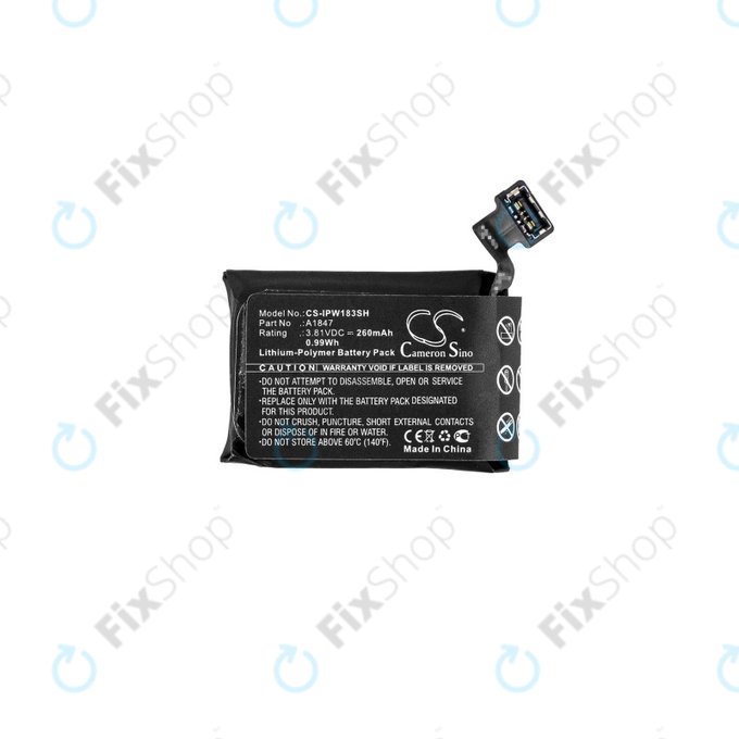Apple Watch 3 38mm - Baterie A1847 (GPS Version) 260mAh HQ