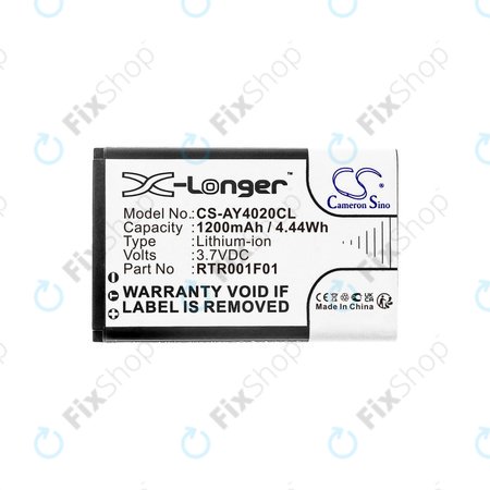 Baterie pro Alcatel 8232, 1200mAh, Li-Ion, 3.7V, RTR001F01, HQ