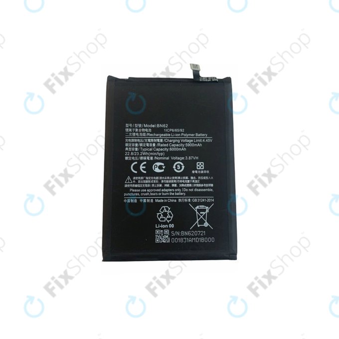 Xiaomi Redmi 9T - Baterie BN62 6000mAh