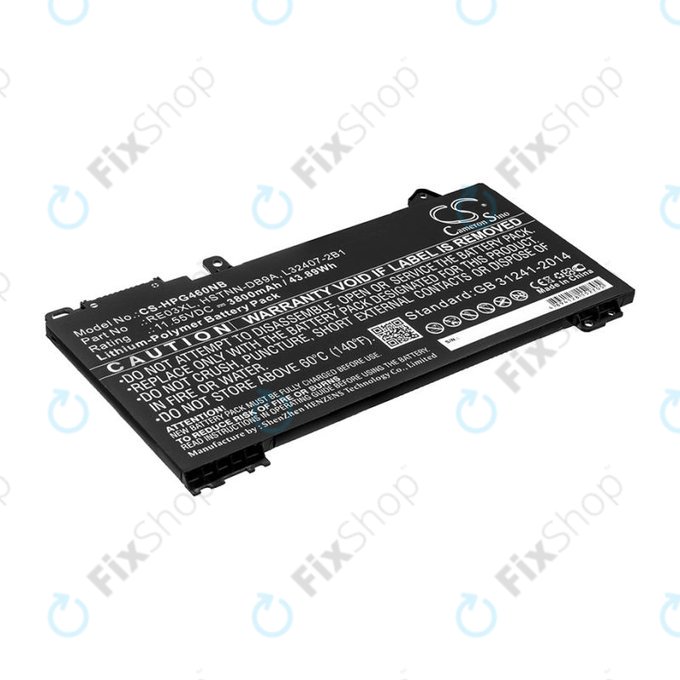 Baterie pro HP ProBook 455, 450, 445, 440, 430 G6, 3800mAh, Li-Pol, 11.55V, RE03XL, HQ