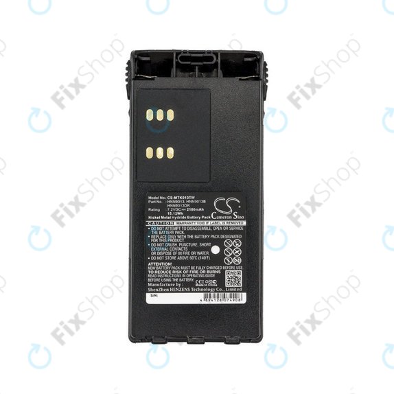 Baterie pro Motorola GP, HT, MTX, Pro-series, 2100mAh, Ni-MH, 7.2V, HNN9013, HQ