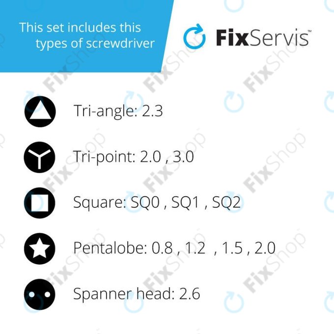 Jakemy JM-8166 - Sada Servisního Nářadí pro Servis Elektroniky 61v1