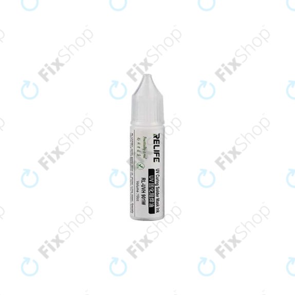 Relife RL-UVH901W - UV Vytvrditelná Pájecí Maska - 10ml (Bílá)