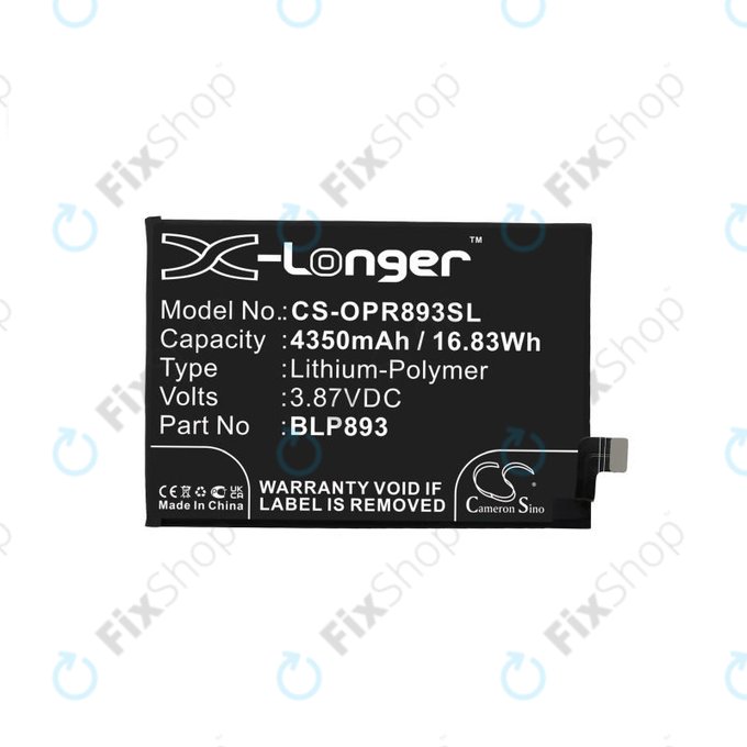 Realme GT 2 Pro 5G, GT Neo 2 5G - Baterie BLP887 2150mAh HQ