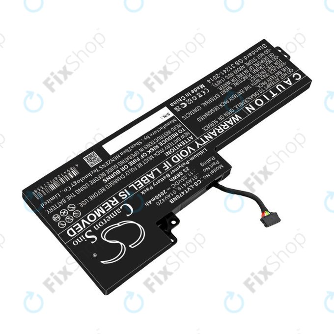 Baterie pro Lenovo Thinkpad A285, T470, T480, 2050mAh, Li-Pol, 11.25V, 01AV419, HQ