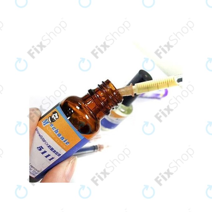 Mechanic 5111 - Odstraňovač Lepidla Ze Zadních Skel (iPhone 8 - 14 Pro Max) - 20ml