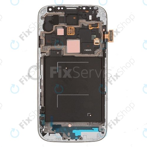 Samsung Galaxy S4 i9505 - LCD Displej + Dotykové Sklo + Rám (White Frost) OLED