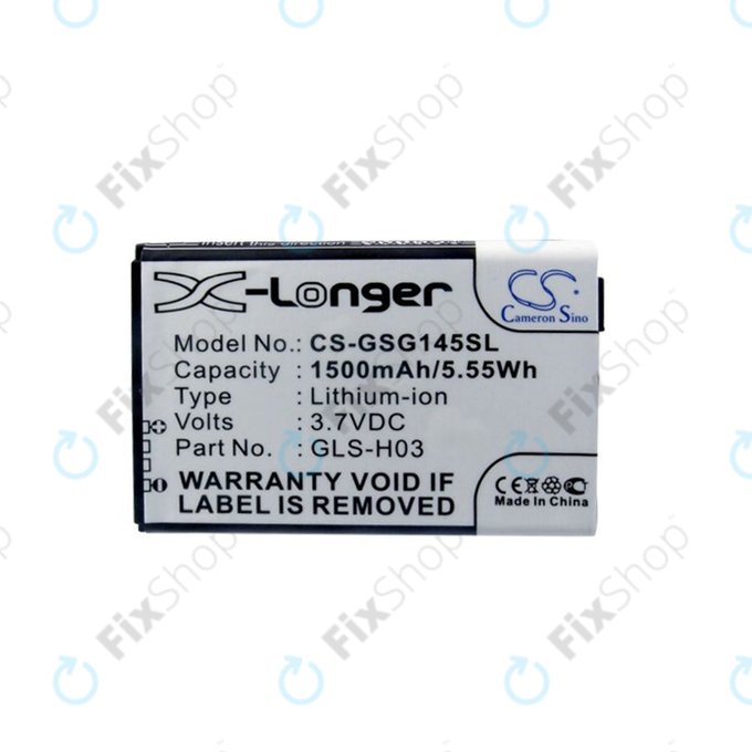 Baterie pro Gigabyte GSmart G1345, 1500mAh, Li-Ion, 3.7V, GLS-H03, HQ