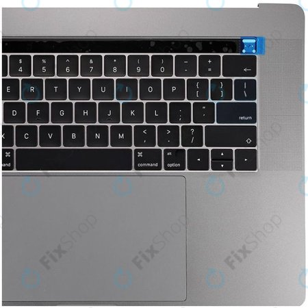 Apple MacBook Pro 15" A1707 (Late 2016 - Mid 2017) - Horní Rám Klávesnice + Klávesnice US + Mikrofon + Trackpad + Reproduktory (Space Gray)