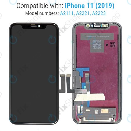 Apple iPhone 11 - LCD Displej + Dotykové Sklo + Rám TFT