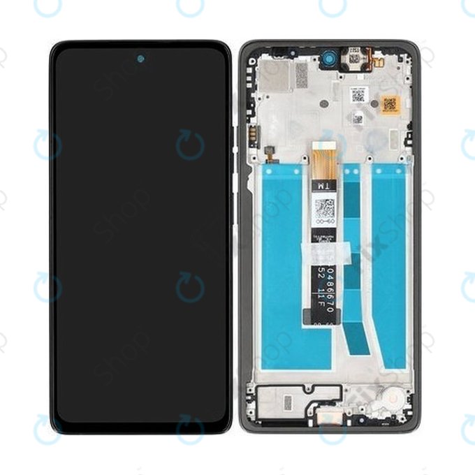 Motorola Moto G75 5G XT2437-2 - LCD Displej + Dotykové Sklo + Rám (Black) TFT