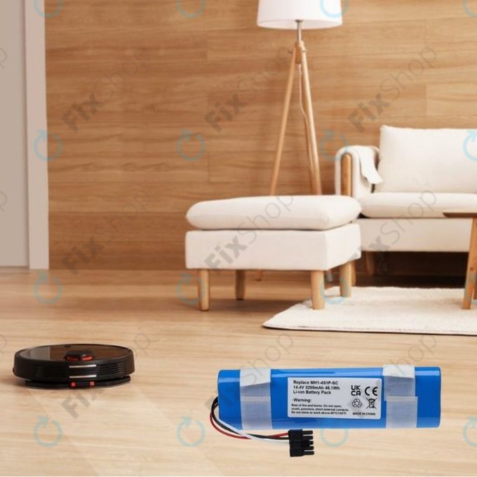 Xiaomi Mi Robot Vacuum Mop Pro (P), 2 (Mijia 2C), Viomi V2 Pro, Proscenic LDS M7 - Baterie STYJ02YM, MH1-4S1P-SC Li-Ion 14.8V 3400mAh