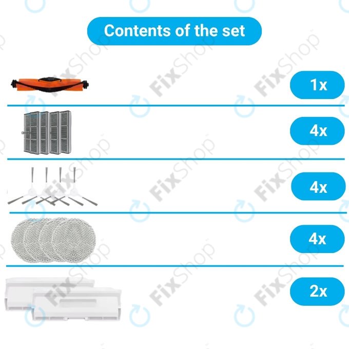 Xiaomi Robot Vacuum H40 - Kompletní set
