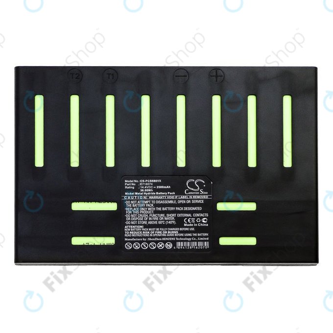 Baterie pro Proscenic 902 Nono, Pro Coco, Robojet Air, 2500mAh, Ni-MH, 14.4V, E718074, HQ