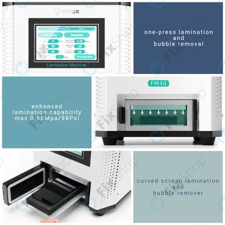 Refox FM40 - Laminovací Stroj pro LCD Displeje 3v1