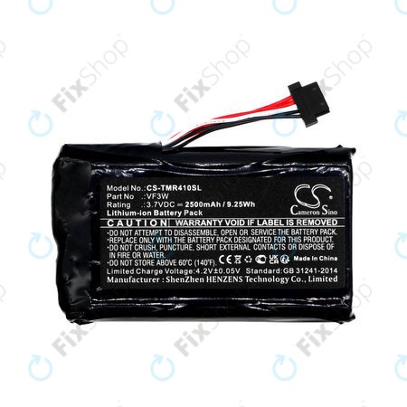 Baterie pro TomTom Rider, Great Rides, 2500mAh, Li-Ion, 3.7V, VF3W, HQ