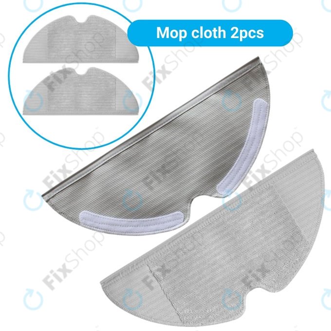 Xiaomi Mi Robot Vacuum Mop (Mijia 1C), 2 (Mijia 2C) 2 Pro+ (Mijia 1T) – Standardní Set (Bílý)