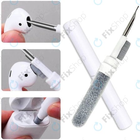 Čisticí pero pro bezdrátová sluchátka, bílé
