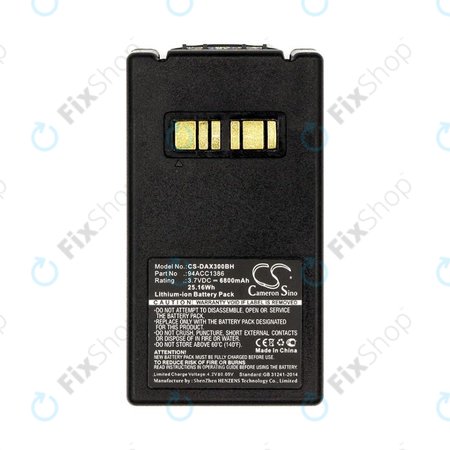 Baterie pro Datalogic Falcon X4, X3, 6800mAh, Li-Ion, 3.7V, 94ACC1386, HQ