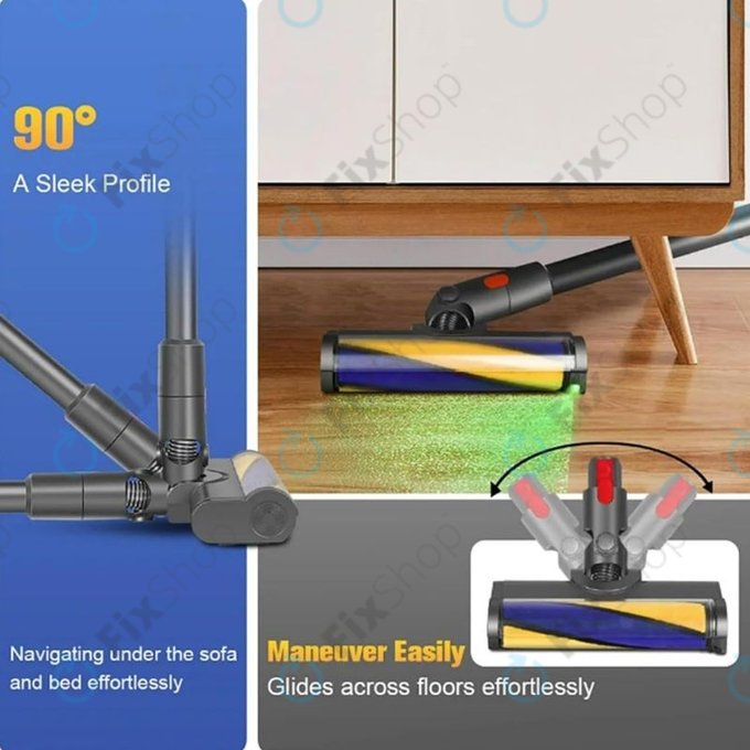 Dyson V12 - Podlahová Hubice se Zeleným LED Světlem