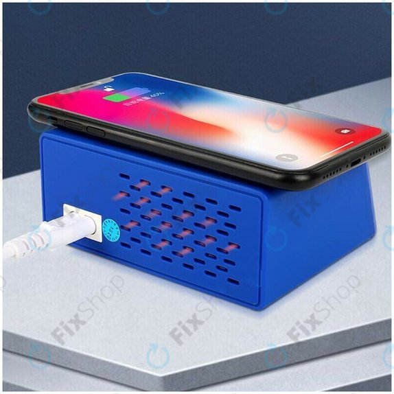 Mechanic iCharge 8 Pro - USB Servisní Nabíjecí Stanice s USB-C, USB 3.0 a Bezdrátovým Nabíjením