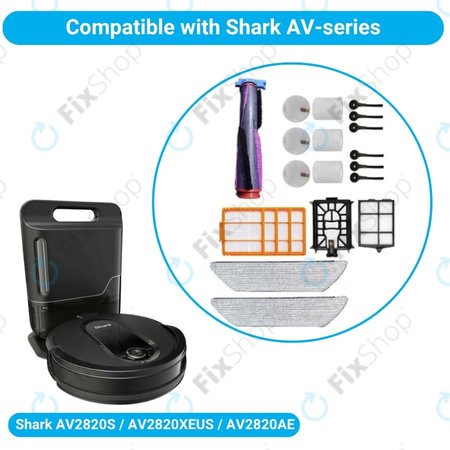 Shark AV2820S, AV2820XEUS, AV2820AE - Kompletní set