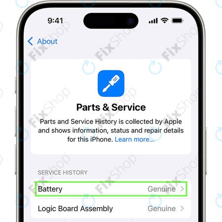Střední Rám s Baterií pro iPhone 15 | Black | ZD076-00669 | Genuine Apple