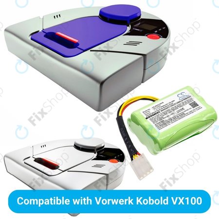 Vorwerk Kobold VX100 - Baterie 945-0006 Ni-MH 7.2V 3500mAh HQ